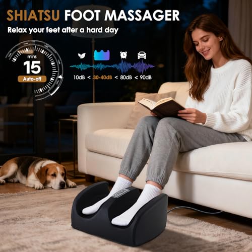 Shiatsu Foot Massager with Heat – Plantar Fasciitis Relief