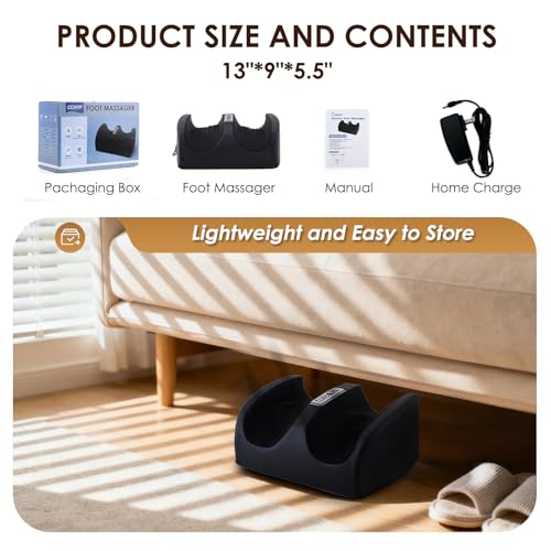 Shiatsu Foot Massager with Heat – Plantar Fasciitis Relief
