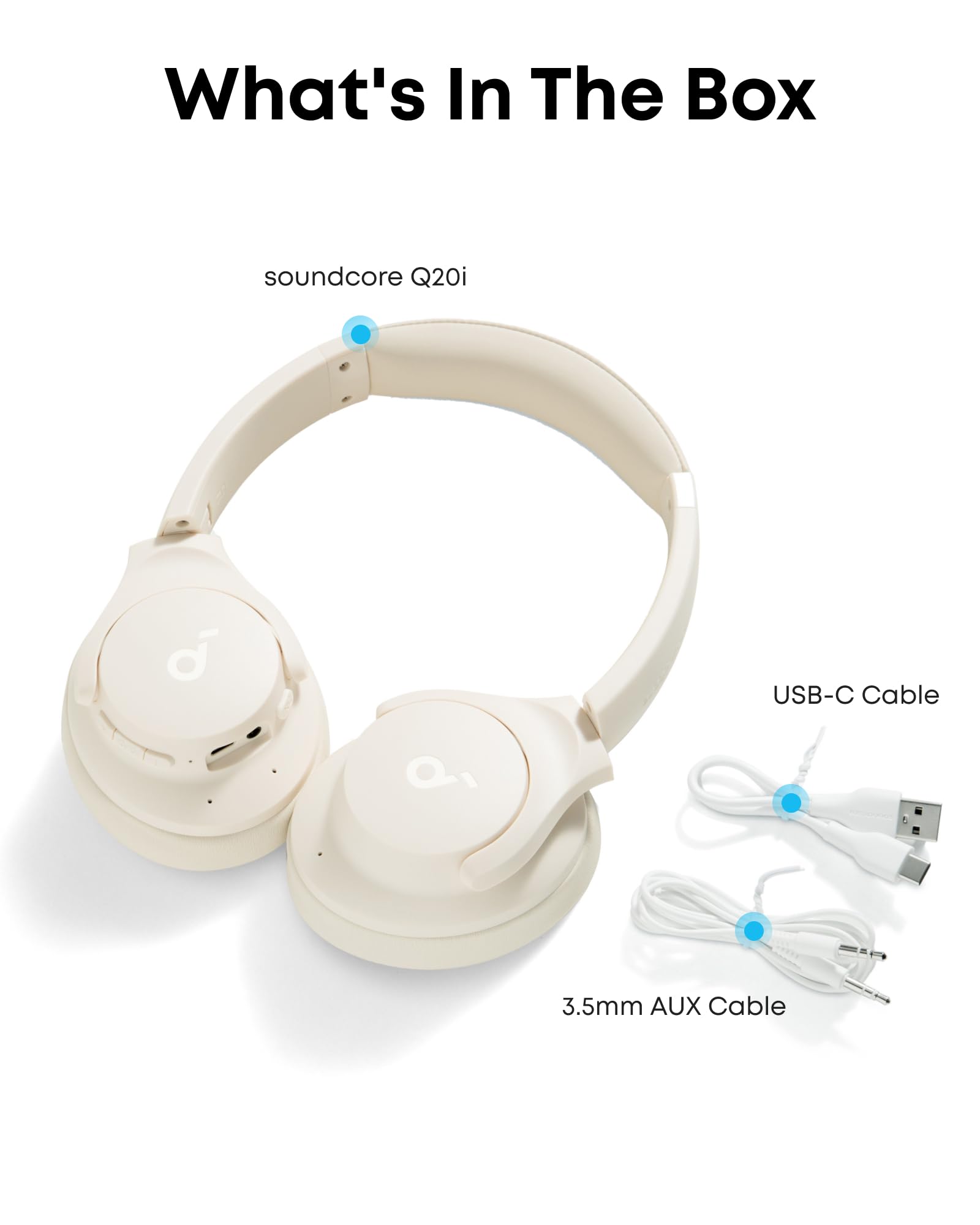 Soundcore Q20i Hybrid ANC Over-Ear Headphones