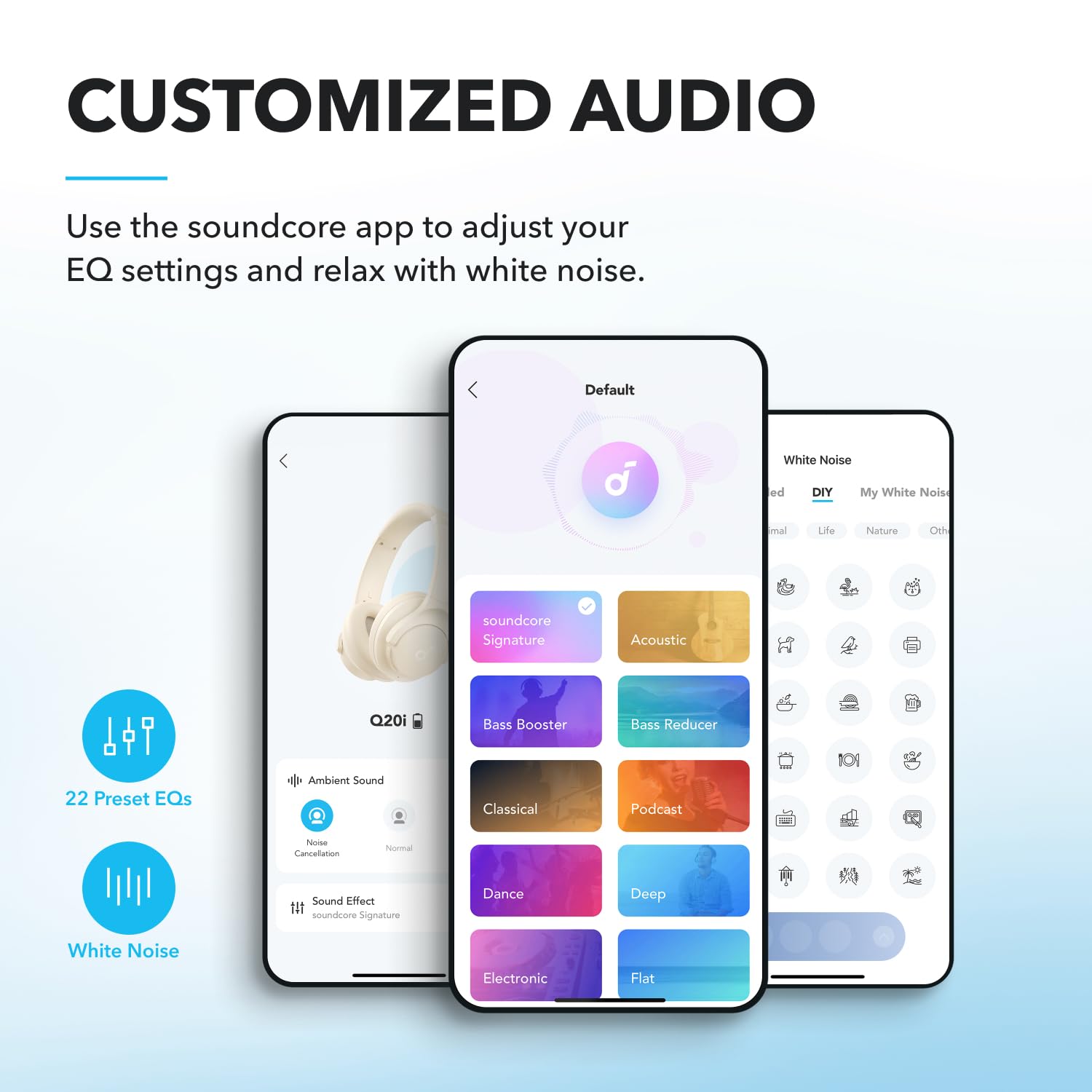 Soundcore Q20i Hybrid ANC Over-Ear Headphones